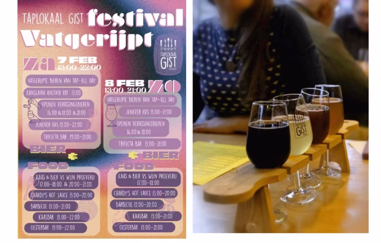 Festival Vatgerijpt bij Taplokaal Gist