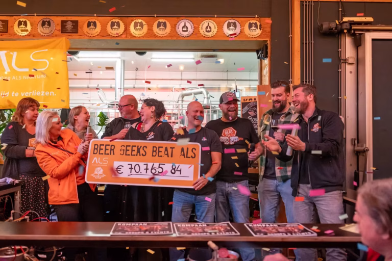 Beer Geeks halen €70.765 op voor ALS