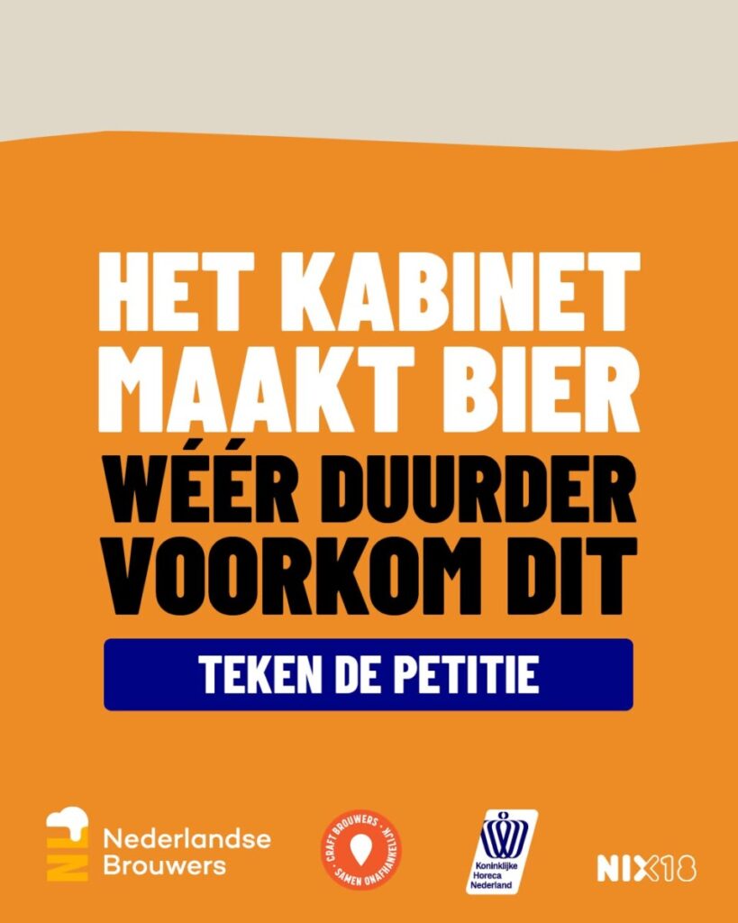 Nederlandse Brouwers: enorme kater op Prinsjesdag