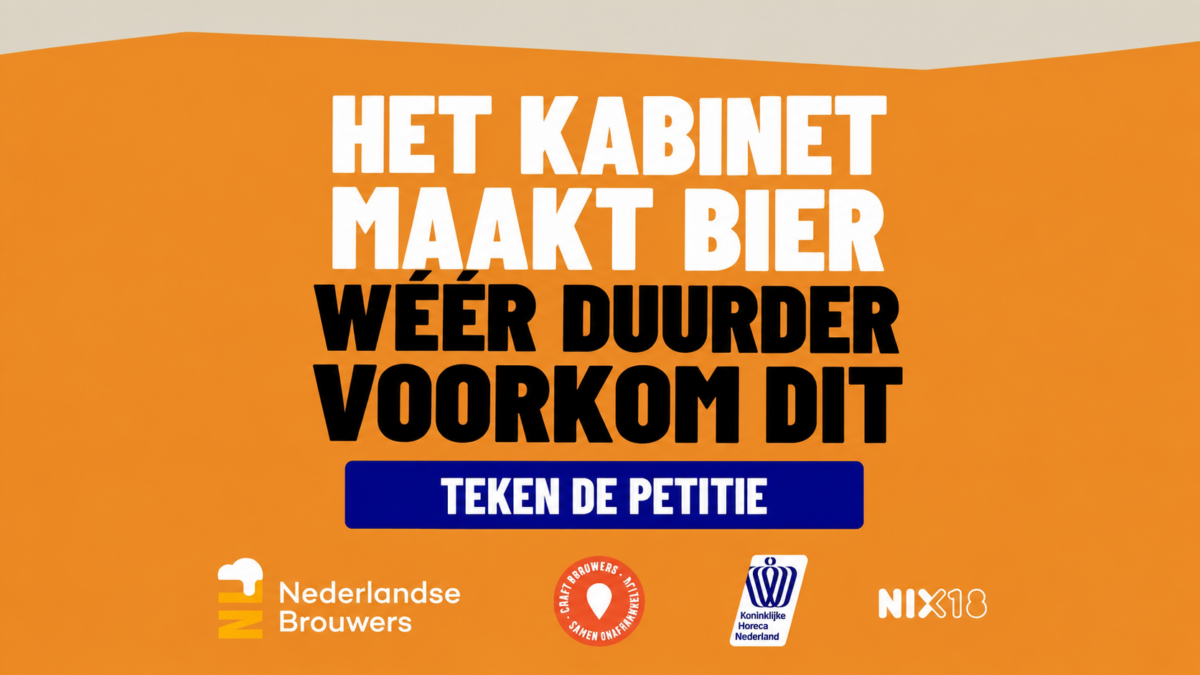 Nederlandse Brouwers: enorme kater op Prinsjesdag